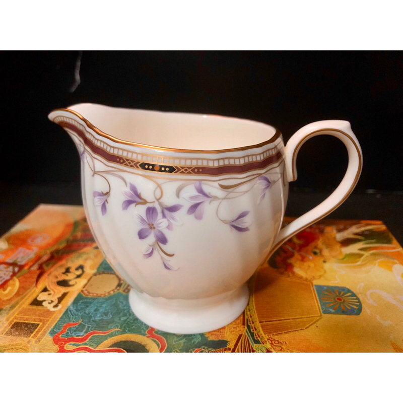 鳴海 narumi 日本製 日本 骨瓷 瓷器 紫藤花 茶海 茶具 盛茶 特惠價