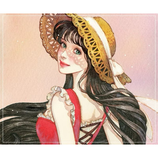 【So.Raki】Hwara韓國女孩貼紙Summer大張貼紙人物貼紙/