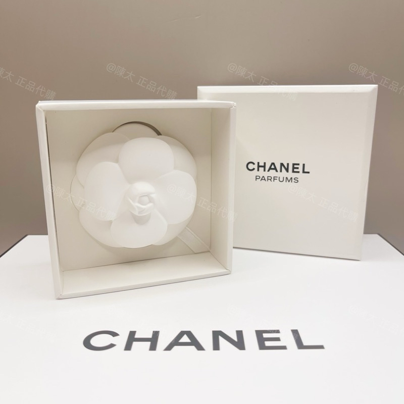 全新Chanel香奈兒 經典山茶花擴香香氛陶瓷 擺件 擴香石 香氛磚 香氛片 禮盒組 珍藏版 有紙袋