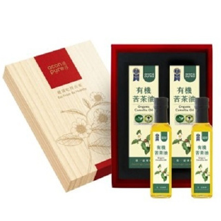 acon pure連淨 有機苦茶油250ml/盒禮盒(超商限1組)