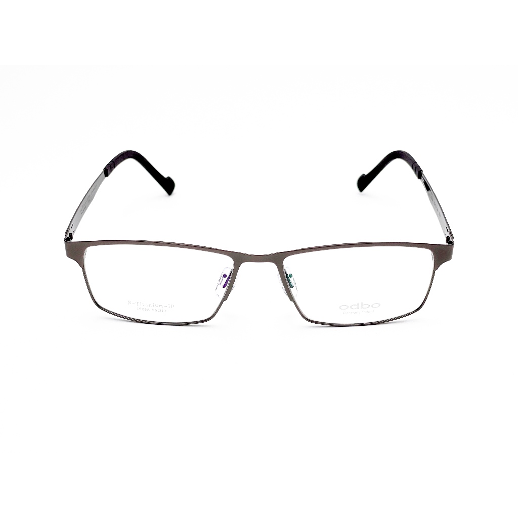 【全新特價】odbo 鈦金屬光學眼鏡鏡框 1806A C2GD 亮槍色 輕量化無螺絲設計