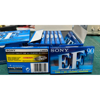 全新庫存SONY C-90EFB 空白磁帶錄音帶（90分鐘）