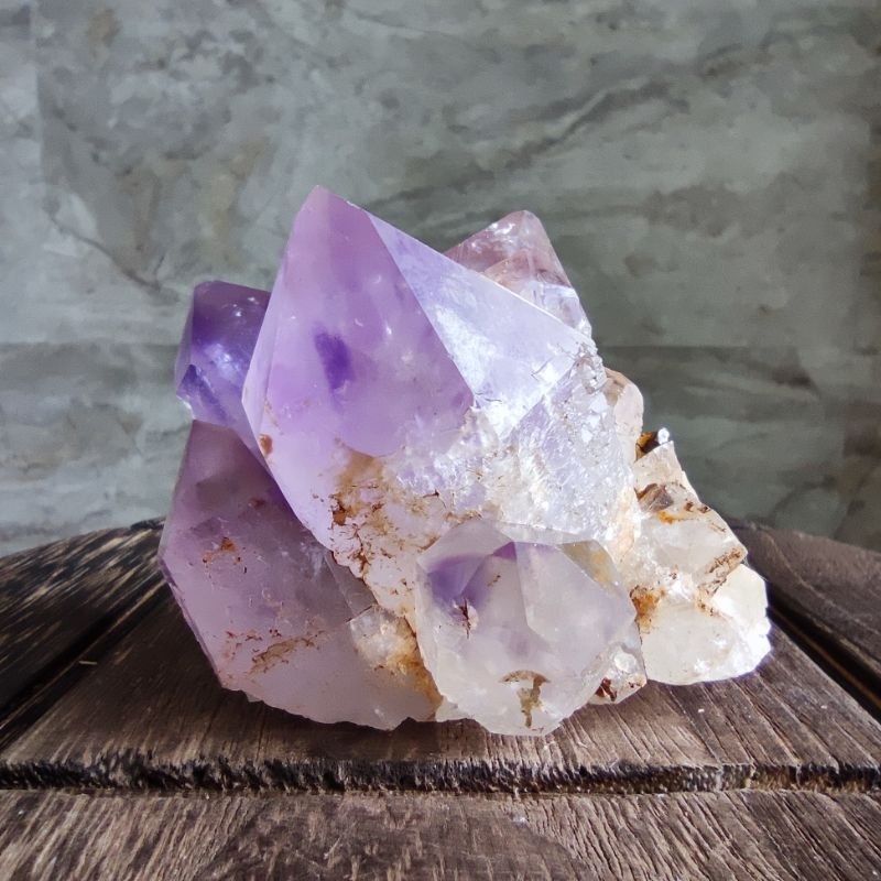玻利維亞紫水晶簇 天然礦石 原礦