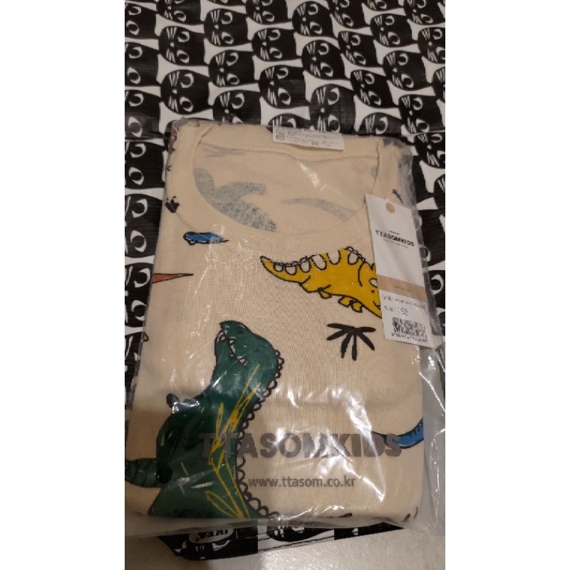 韓國兒童恐龍長袖睡衣，全新，尺寸150