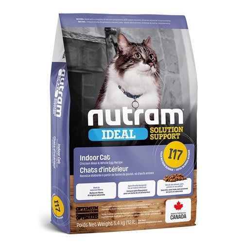 Nutram紐頓 室內貓 I17 雞肉+燕麥(化毛)配方 專業理想系列 貓糧『Q寶批發』