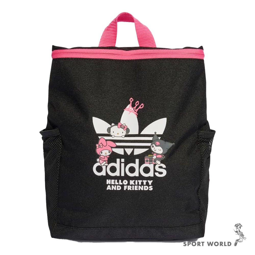 Adidas 後背包 HELLO KITTY 三麗鷗 黑【運動世界】IT7342