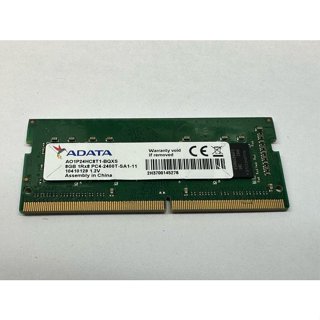 ☆【筆電用 威剛 ADATA 1Rx8 DDR4 8G 8GB PC4-2400T】☆DDR4 2400