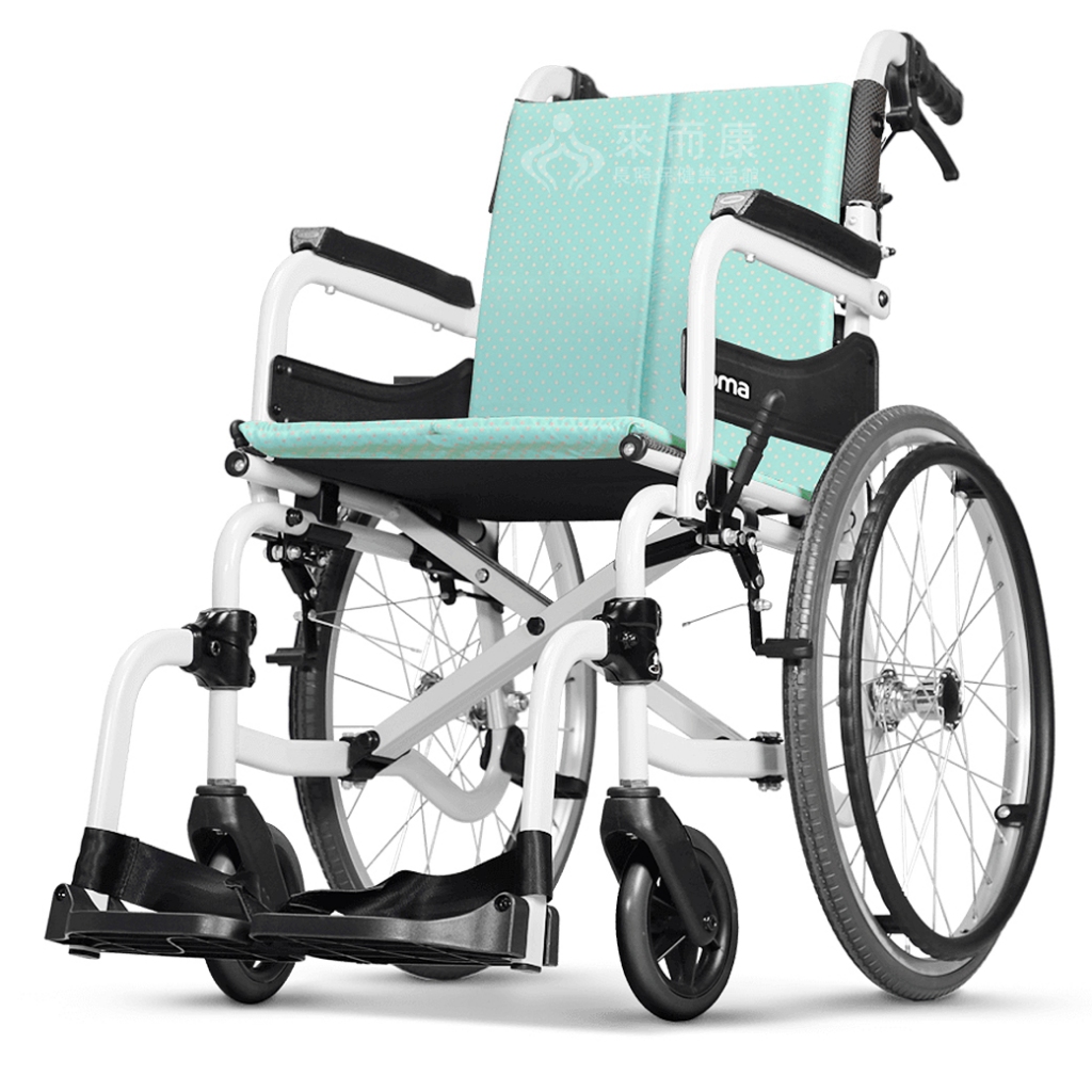 來店/電更優惠 來而康 康揚 手動輪椅 飛揚215 SM-250.5TL 大輪20F 鋁合金輪椅 輪椅補助B款