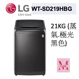 LG WT-SD219HBG 蒸氣直立式直驅變頻洗衣機｜21公斤極光黑色
