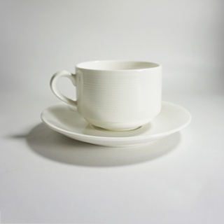 韓國ERATO｜漢斯條紋 圓形杯盤組 170ml 咖啡杯盤 咖啡杯 花茶杯盤 花茶杯