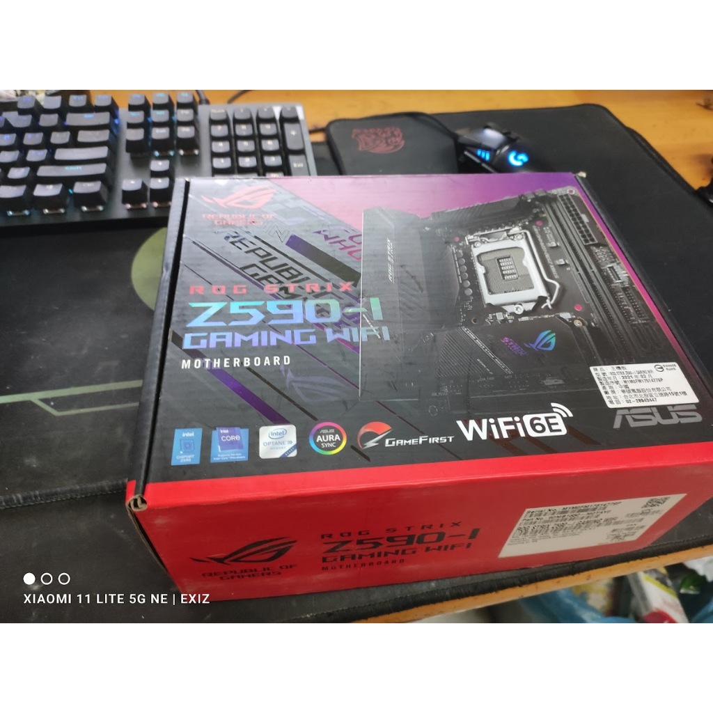 ASUS ROG STRIX Z590-I GAMING WIFI 主板 全新