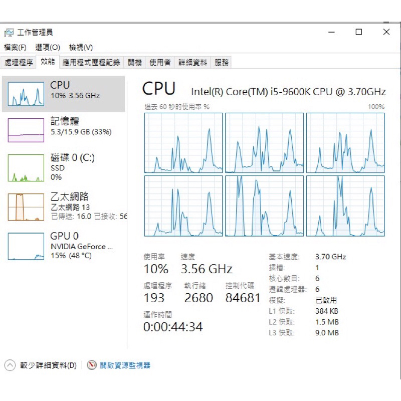 intel I5 9600K