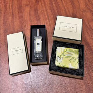 JO.MALONE 藍風鈴香水30ml 鼠尾草與海鹽香水30ml 禮盒裝 Jomalone 英國梨與小蒼蘭香皂 香水禮盒