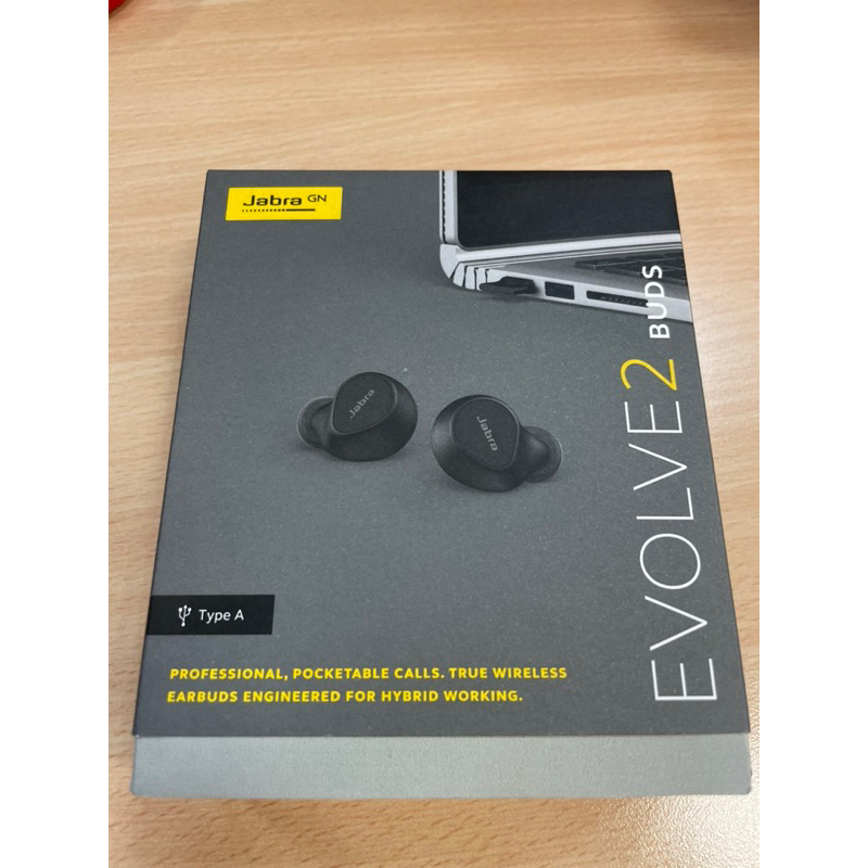 Jabra Evolve2 Buds MS 無線 耳機 藍芽耳機 藍牙耳機 耳塞式耳機 辦公室推薦 全新品未使用