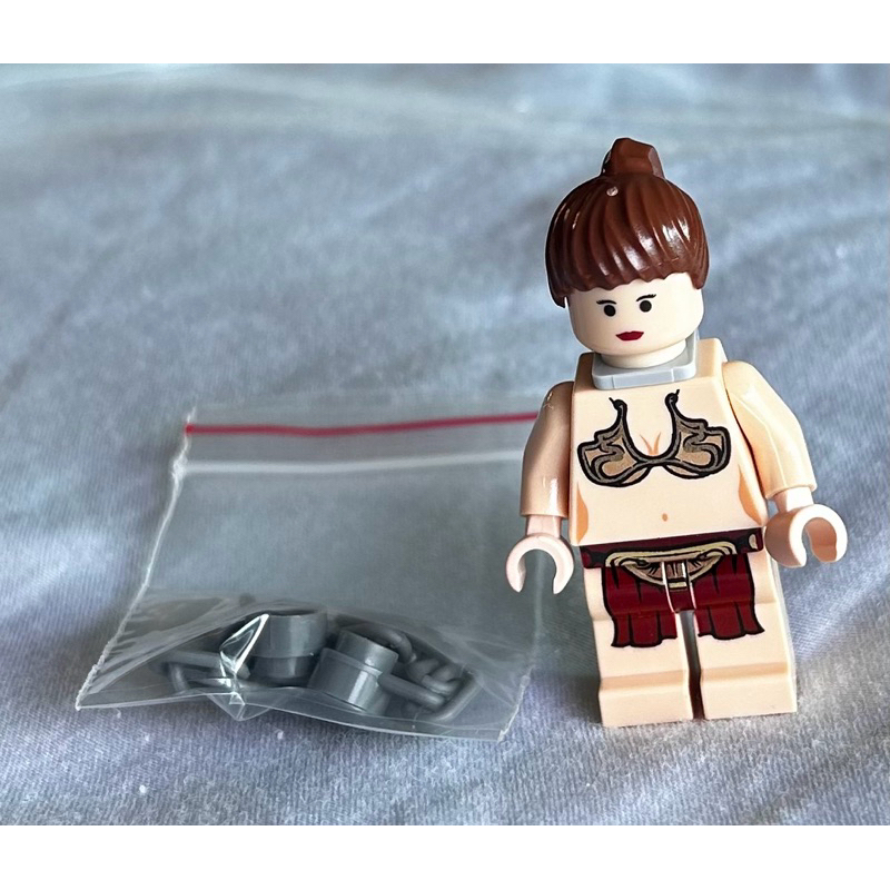正版 Lego 樂高 絕版 全新組裝 6210 sw0085 奴隸 莉亞公主 莉亞 如圖所示 夾鏈袋裝
