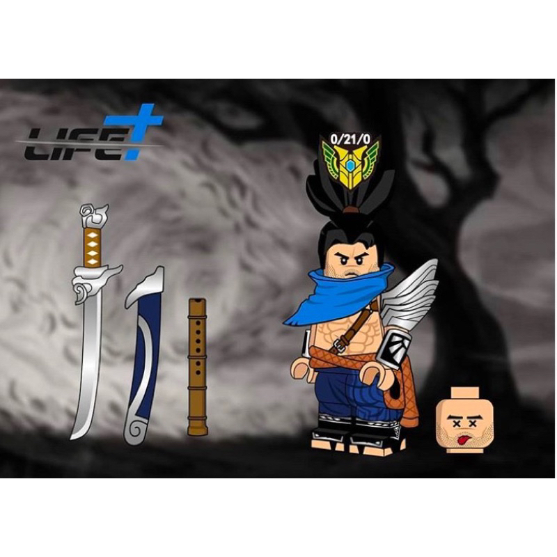 樂高 Lego 第三方 Lifebrick LB Yasuo 犽宿 英雄聯盟 LOL