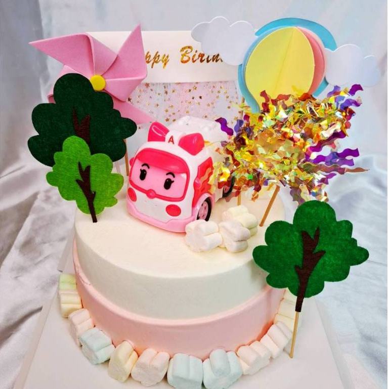 Tower Lucky塔吉｜安寶蛋糕 羅伊蛋糕 赫利蛋糕 波力蛋糕 生日蛋糕 造型蛋糕 幼稚園蛋糕 幼兒園生日 救援小隊