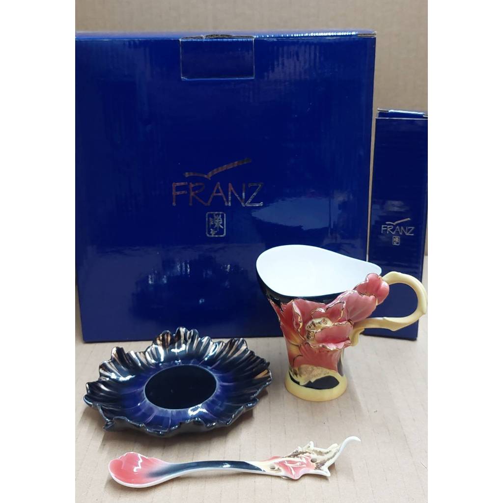 B-法蘭瓷 FRANZ 貴器添盛杯盤湯匙組(FZ01162、FZ01166)