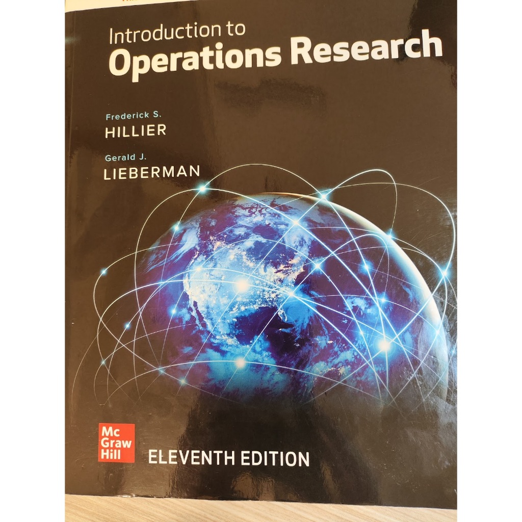 [北大出貨] introduction to Operations Research 11/E McGraw-Hill