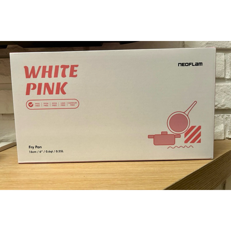 Neoflam white pink系列 16 cm平底鍋