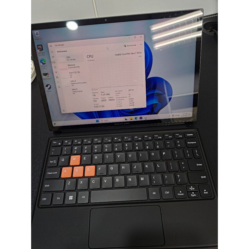 全新現貨 11吋 Onexplayer X1 Ultra 7 155H/32G/2TB ROG Ally Oculink