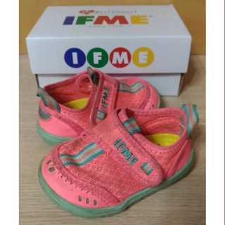 <二手童鞋>日本IFME亮橘色兒童機能運動水涼鞋 13公分