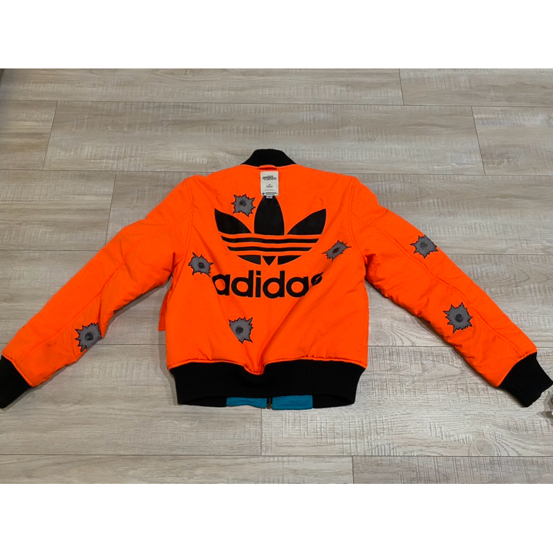 adidas original Jeremy Scott 稀有 絕版 聯名  夢幻逸品 雙面穿 ma1版型