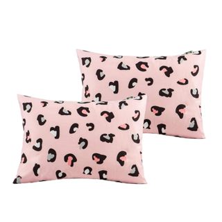 預購純棉枕頭套35x48cm一入👍空運👍美國 專櫃 兒童 粉紅豹紋 Sivio 枕頭套 Leopard