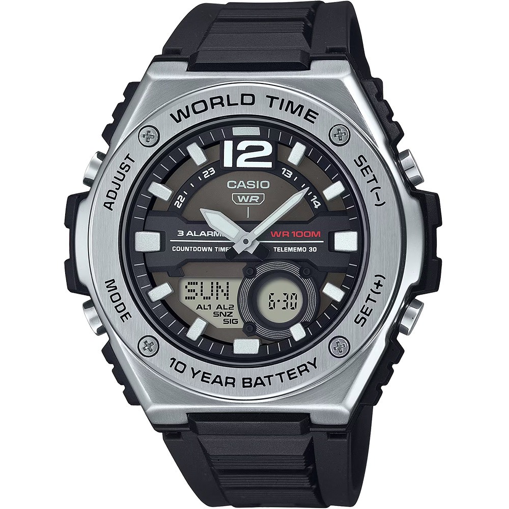 CASIO 卡西歐 10年電力運動手錶 學生錶 MWQ-100-1A