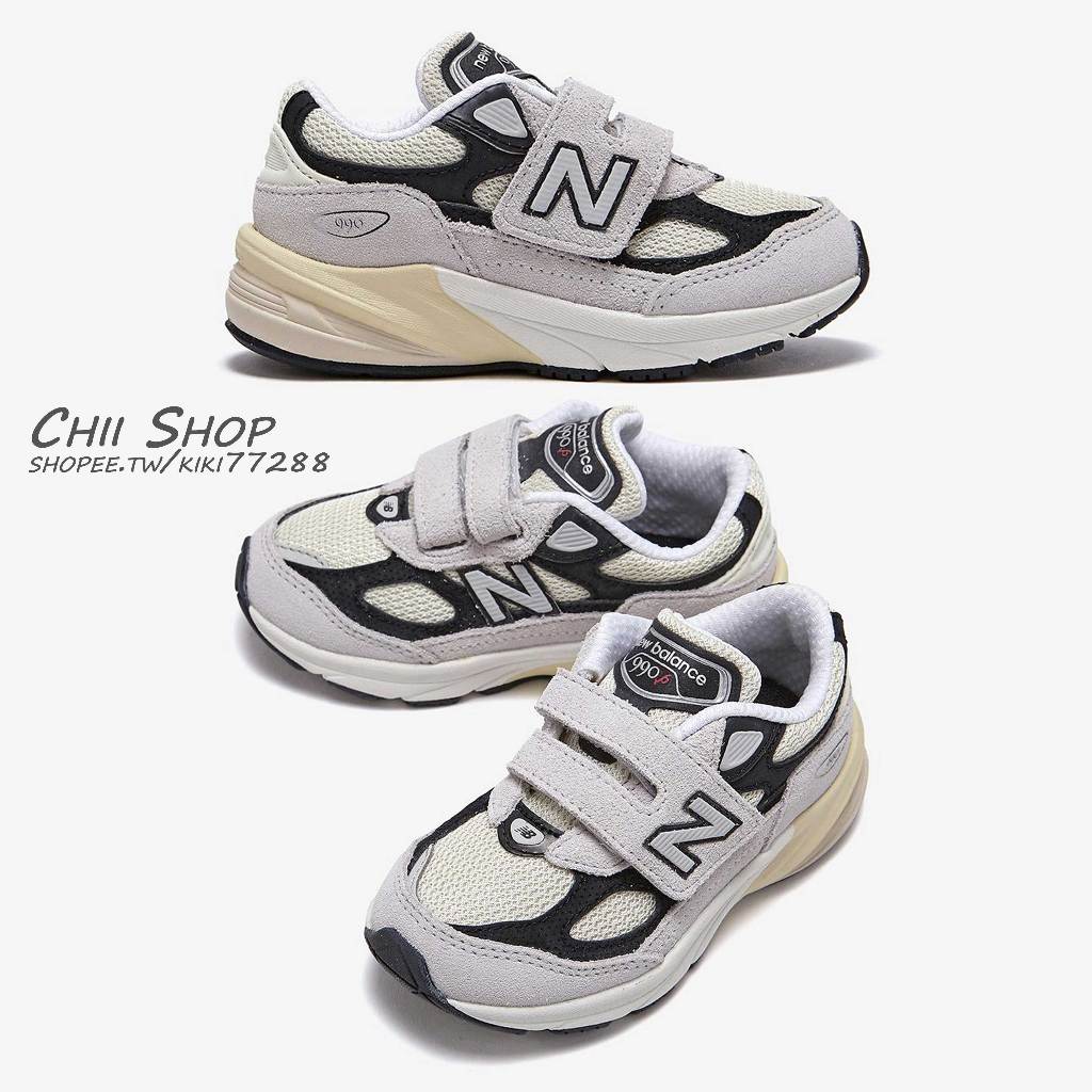 【CHII】韓國 New Balance 990V6 童鞋 小童13-16 黑灰色 IV990TG6