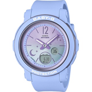 CASIO 卡西歐 BABY-G 星光系列女錶-漸層紫色 BGA-290DS-2A
