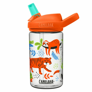 CamelBak 400ml EDDY+ KIDS兒童吸管運動水瓶RENEW 野生動物園【贈防塵蓋】