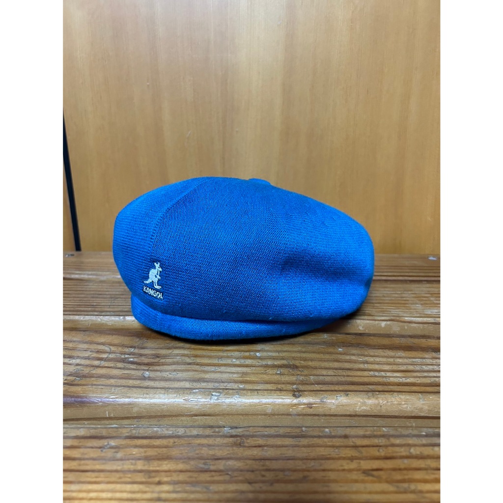 KANGOL 寶藍色 貝雷帽 夏季款