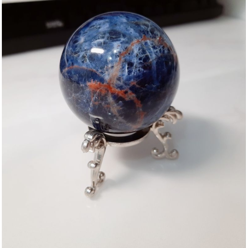 藍紋石 水晶球 地球 蘇打石