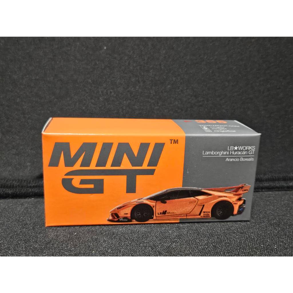 【模型娜】Mini GT #355 LB★WORKS Lamborghini Huracán GT 戰鬥橘