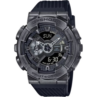 ∣聊聊可議∣CASIO 卡西歐 G-SHOCK 工業風仿舊金屬雙顯手錶 GM-110VB-1A