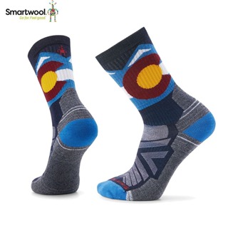 【SmartWool 美國】機能戶外全輕量減震中長襪 克羅拉多州 深海軍藍 M L 登山襪 SW001931092