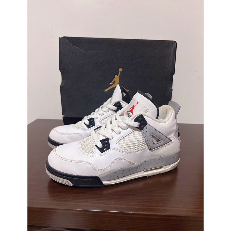 【二手特價‼️】Nike Jordan 4 White Cement OG 白水泥 籃球鞋 AJ4 喬丹 女鞋 運動鞋