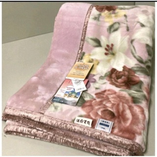 現貨雙人溫泉毛毯日本製防靜電遠紅外線靜電防止兩層雙層毛毯