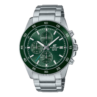 CASIO 卡西歐 EFR-526D-3AV EDIFICE經典錶款計時潮流腕錶 灰綠 43.8mm