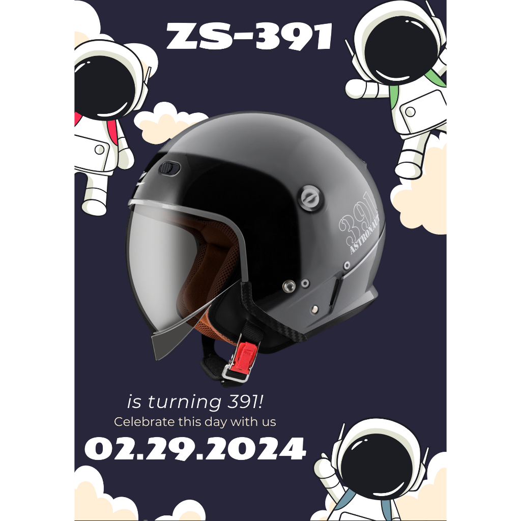🍀Lucky幸運安全帽🍀ZEUS 安全帽 ZS-391 zs-391 水泥灰銀 太空帽 月球帽  內襯可拆 四分三罩