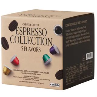 Caffitaly 咖啡膠囊組 適用Nespresso咖啡機 內含5種風味 100顆