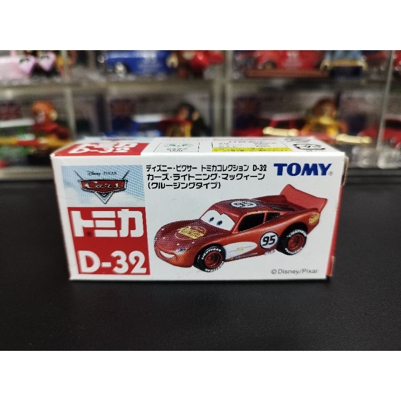 (含膠盒) TOMICA TOMY CARS 汽車總動員 閃電麥坤 D-32 麥坤