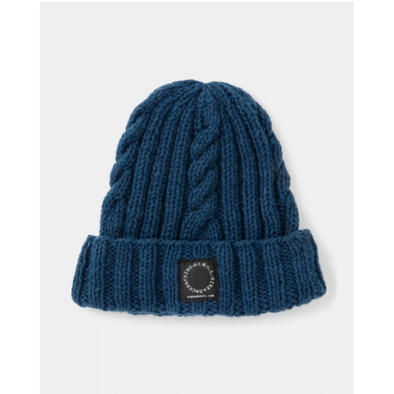 全新藍色 Yamatomichi Merino Knit Cap 山と道 羊毛帽