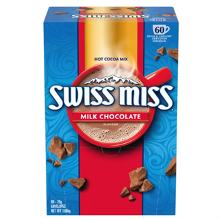 特價 60包整箱 Swiss miss 即溶可可粉 / 香濃可可粉, 28g/包 即溶牛奶可可粉隨身包 沖泡香濃巧克力