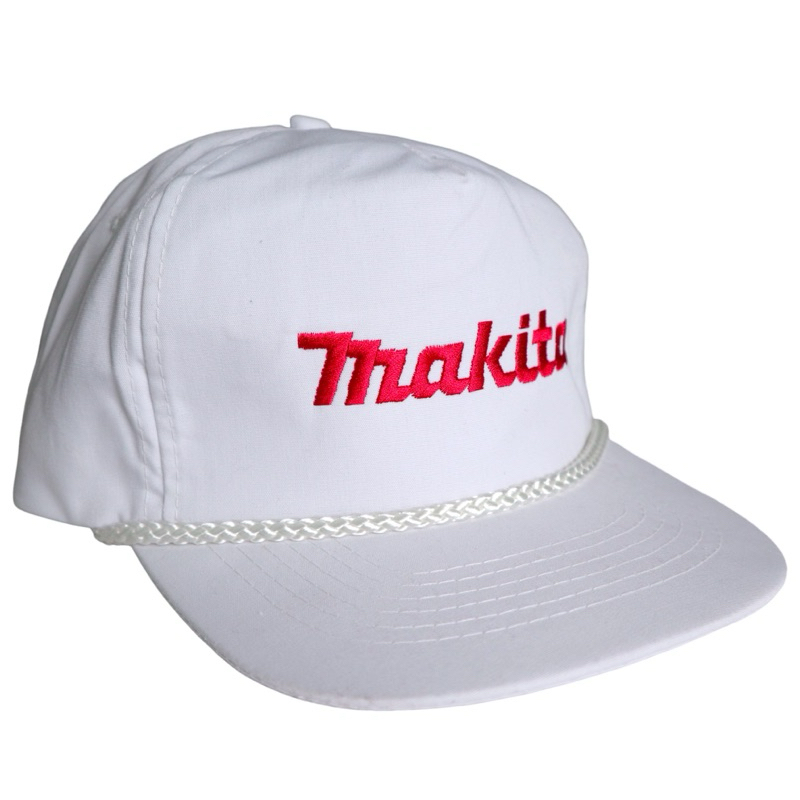 「富士鳥」古著 80-90s Makita 白色卡車司機帽