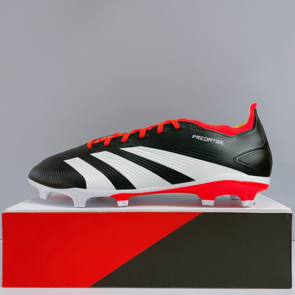 adidas PREDATOR LEAGUE FG 男生 黑色 塑膠釘 戶外 訓練 運動 足球鞋 IG7762