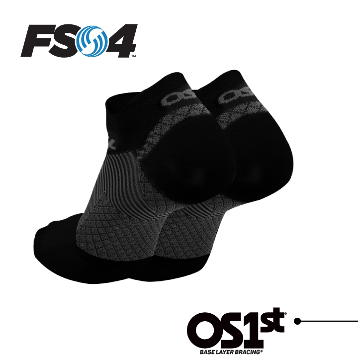【OS1st】 FS4高性能足弓襪(短筒) 4段式分區壓力 足弓支撐 排汗透氣 美國研發 台灣製造