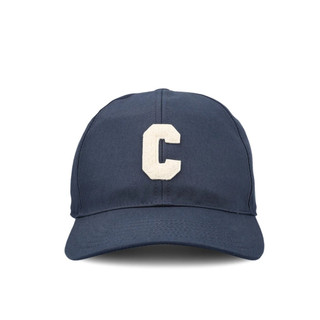 【CELINE】Initial Cap 棉質 C字母 帽子 棒球帽 海藍色 M號