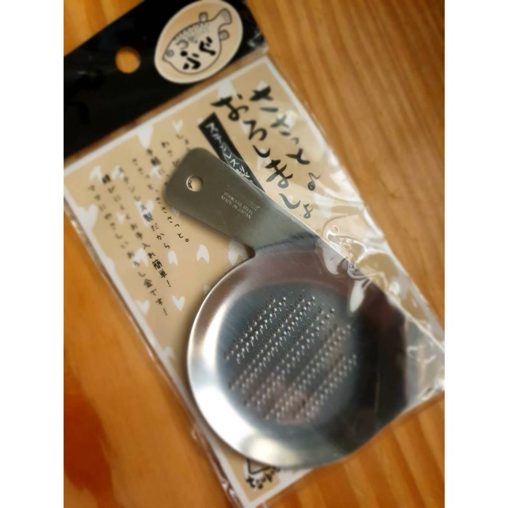 日本製不鏽鋼 河豚造型磨泥器  磨薑器 磨泥片 磨薑片 日本製造